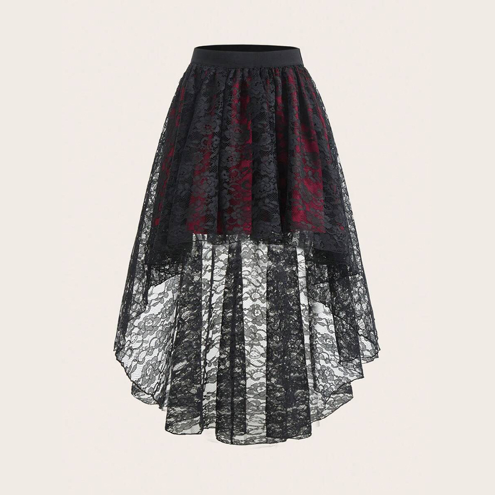 Formal Skirt - Plus Size Gothic Elegant Women Skirt
