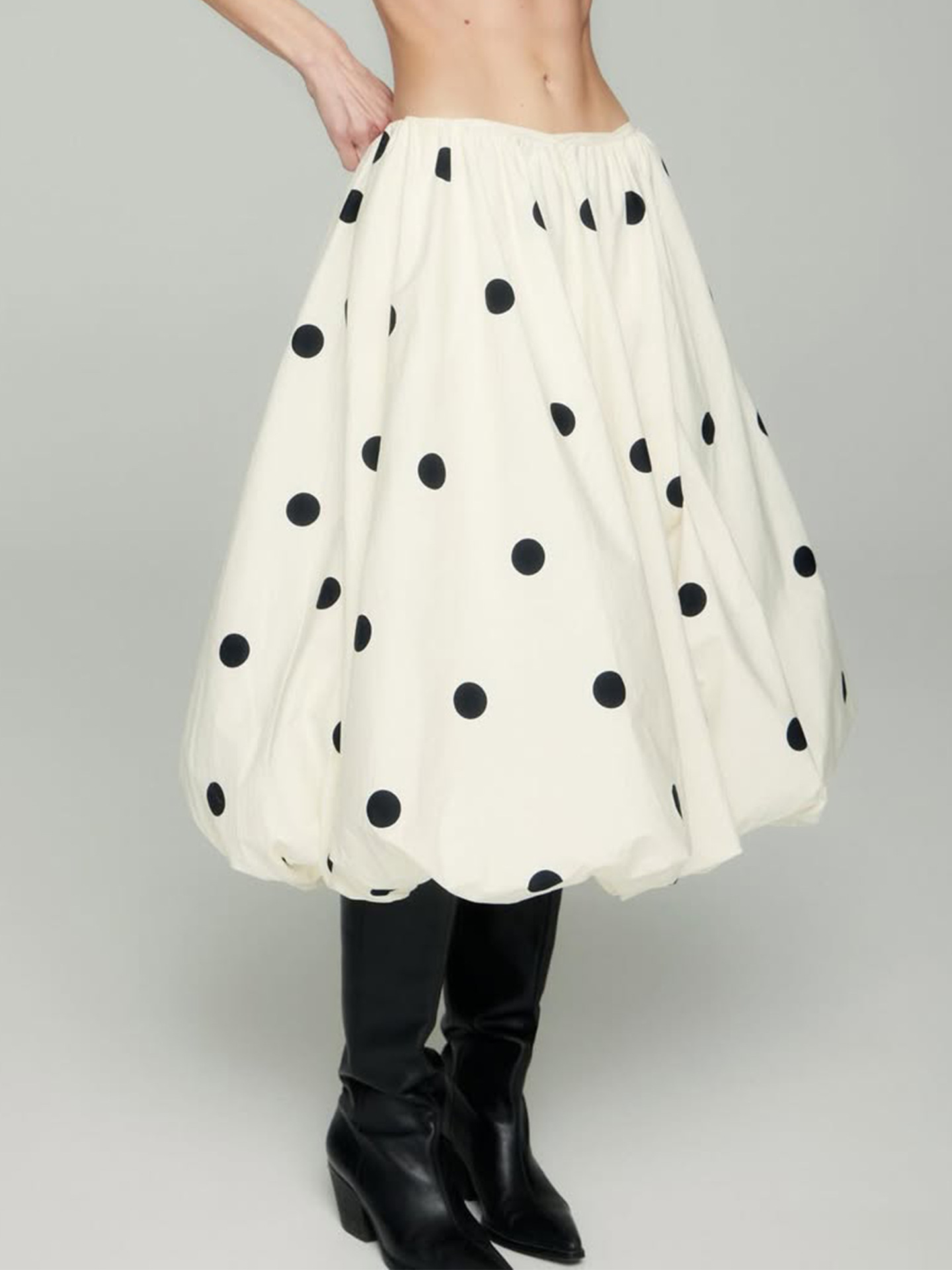 Women 2 Piece Polka Dot Dress  - Midi Dress 评论和价格