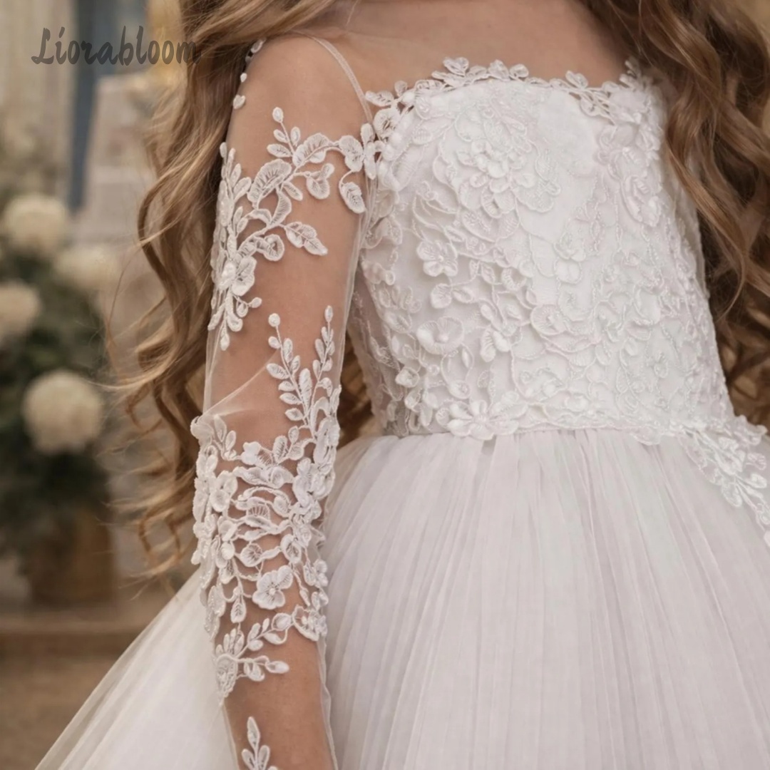 Girls' Lace Wedding Dress Cust - Formal Skirt 评论和价格