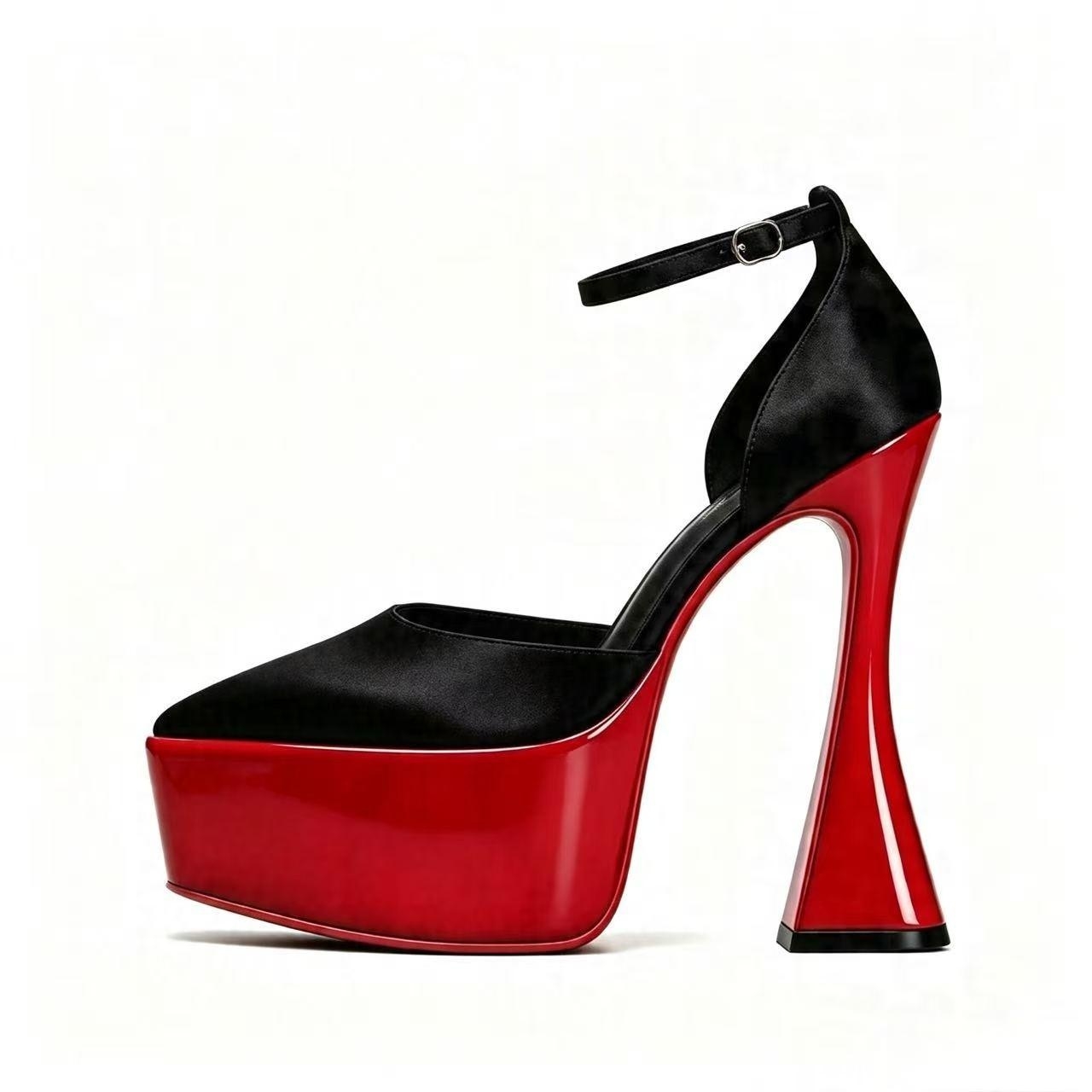 Women Satin Pointed Toe Platfo - Formal Dress 评论和价格