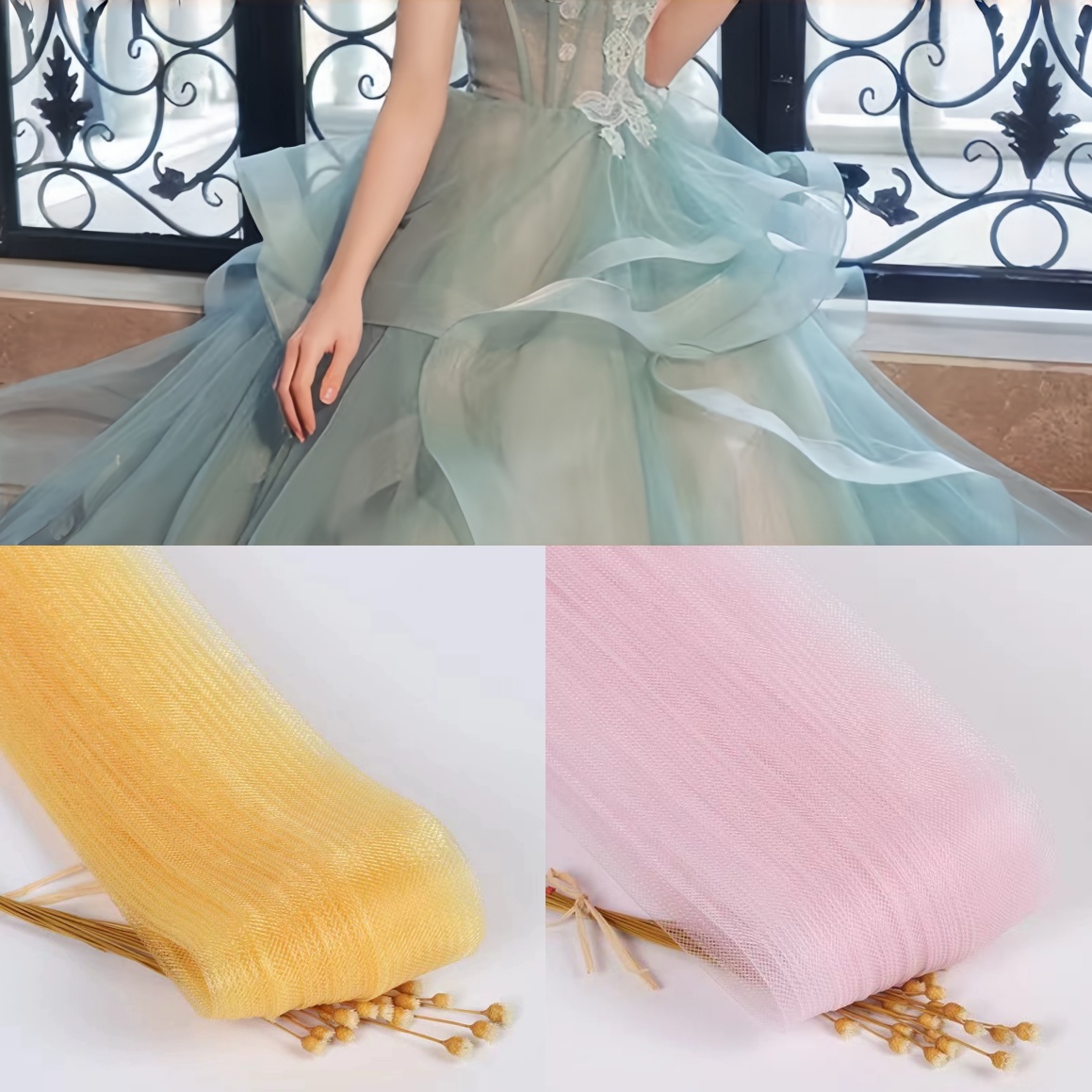 Elastic Mesh for Sewing Weddin - Wedding Dress 评论和价格